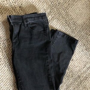 Mossimo High Rise Straight Black Jean